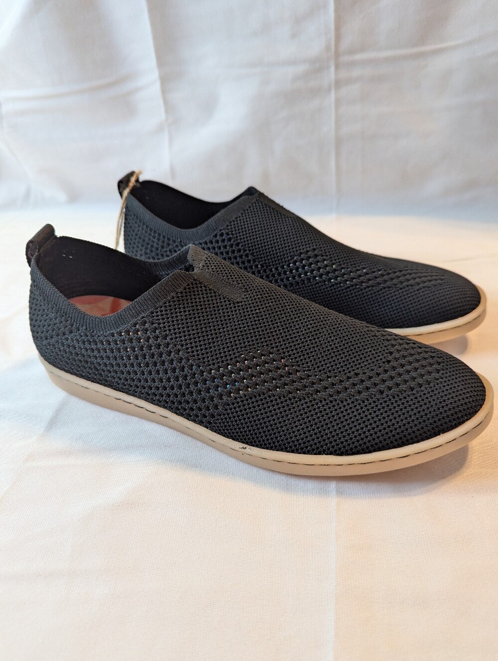 Ladies Born Antero Slip On Black Knit Mesh Sneakers Size 9.5 M BNWT